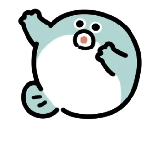 🐡 emoji ₍ 𑀥ᥲᥒᥴiᥒg ρᥙffᥱrfisɦ ₎ ˚₊· ♡ @mewsticks Telegram sticker 23 of 24