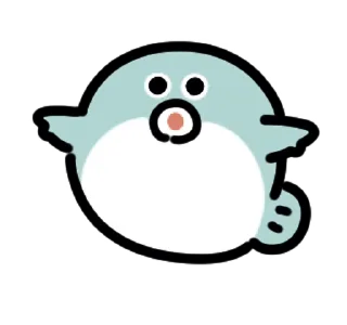 🐡 emoji ₍ 𑀥ᥲᥒᥴiᥒg ρᥙffᥱrfisɦ ₎ ˚₊· ♡ @mewsticks Telegram sticker 8 of 24