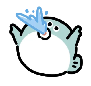 🐡 emoji ₍ 𑀥ᥲᥒᥴiᥒg ρᥙffᥱrfisɦ ₎ ˚₊· ♡ @mewsticks Telegram sticker 6 of 24