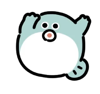 🐡 emoji ₍ 𑀥ᥲᥒᥴiᥒg ρᥙffᥱrfisɦ ₎ ˚₊· ♡ @mewsticks Telegram sticker 20 of 24