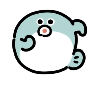 🐡 emoji ₍ 𑀥ᥲᥒᥴiᥒg ρᥙffᥱrfisɦ ₎ ˚₊· ♡ @mewsticks Telegram sticker 17 of 24