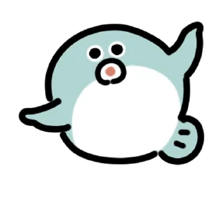 🐡 emoji ₍ 𑀥ᥲᥒᥴiᥒg ρᥙffᥱrfisɦ ₎ ˚₊· ♡ @mewsticks Telegram sticker 11 of 24