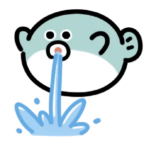 🐡 emoji ₍ 𑀥ᥲᥒᥴiᥒg ρᥙffᥱrfisɦ ₎ ˚₊· ♡ @mewsticks Telegram sticker 9 of 24