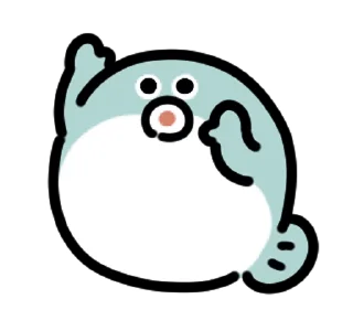 🐡 emoji ₍ 𑀥ᥲᥒᥴiᥒg ρᥙffᥱrfisɦ ₎ ˚₊· ♡ @mewsticks Telegram sticker 22 of 24