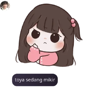 🧔 emoji si imut Telegram sticker 4 of 8