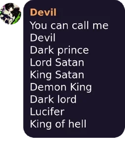 Sticker from Devils kang pack
