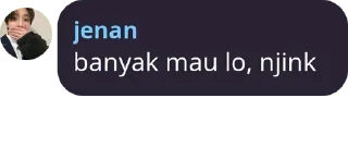 Sticker from jenan ganteng @ljnxn