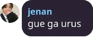 Sticker from jenan ganteng @ljnxn