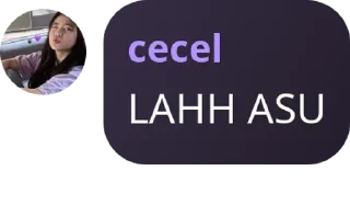 Sticker from cecel pacar hecan pack by @QuotLyBot