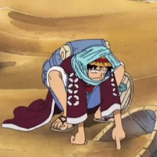 😀 emoji one piece Telegram sticker 9 of 30