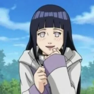🕊 emoji Hinata hyuga @Relaynime Telegram sticker 5 of 20