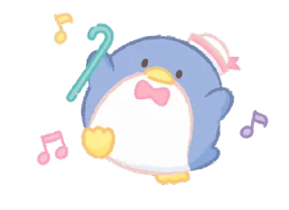 ⭐ emoji Tuxedosam in Motion! Cute and Cuddly! @deazzle @cremium Telegram sticker 3 of 24