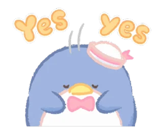 ⭐ emoji Tuxedosam in Motion! Cute and Cuddly! @deazzle @cremium Telegram sticker 7 of 24