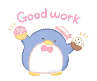 ⭐ emoji Tuxedosam in Motion! Cute and Cuddly! @deazzle @cremium Telegram sticker 14 of 24