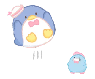 ⭐ emoji Tuxedosam in Motion! Cute and Cuddly! @deazzle @cremium Telegram sticker 24 of 24