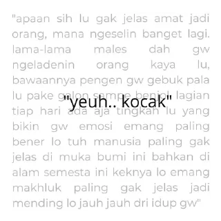 Sticker from apsh monyet.