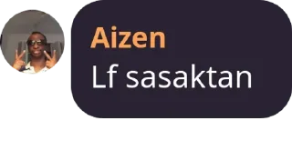 Sticker from Aizen's sticker pack
