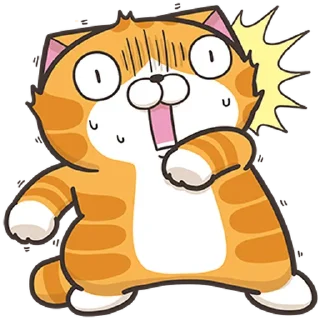 ⭐ emoji 白爛貓56☆超頑皮☆ Telegram sticker 5 of 40