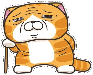 ⭐ emoji 白爛貓56☆超頑皮☆ Telegram sticker 13 of 40