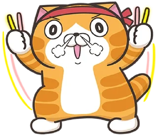 ⭐ emoji 白爛貓56☆超頑皮☆ Telegram sticker 10 of 40