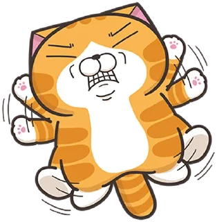 ⭐ emoji 白爛貓56☆超頑皮☆ Telegram sticker 8 of 40