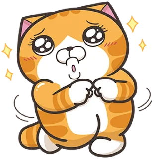 ⭐ emoji 白爛貓56☆超頑皮☆ Telegram sticker 15 of 40
