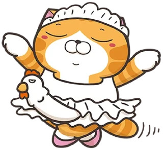 ⭐ emoji 白爛貓56☆超頑皮☆ Telegram sticker 6 of 40