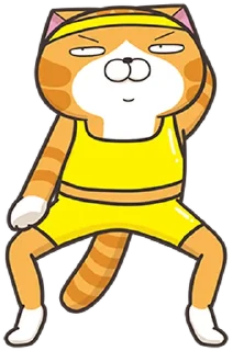⭐ emoji 白爛貓56☆超頑皮☆ Telegram sticker 18 of 40