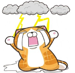 ⭐ emoji 白爛貓56☆超頑皮☆ Telegram sticker 23 of 40