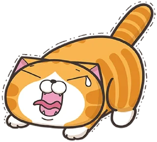 ⭐ emoji 白爛貓56☆超頑皮☆ Telegram sticker 22 of 40