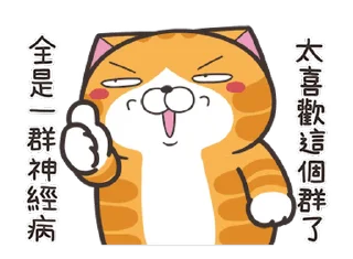 Sticker from 白爛貓☆快起笑☆ @moe_sticker_bot