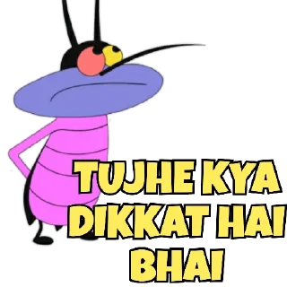 😀 emoji OGGY AND THE COCKROACHES Telegram sticker 10 of 15