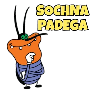 😀 emoji OGGY AND THE COCKROACHES Telegram sticker 12 of 15