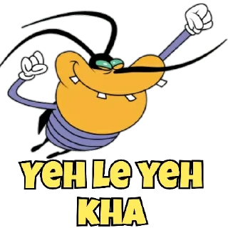 😀 emoji OGGY AND THE COCKROACHES Telegram sticker 14 of 15