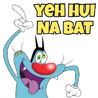 😀 emoji OGGY AND THE COCKROACHES Telegram sticker 11 of 15