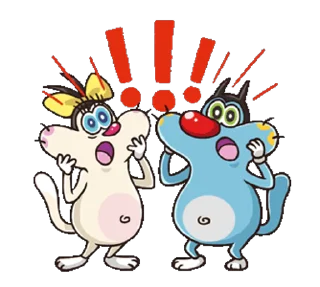 Sticker from Oggy