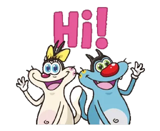 Sticker from Oggy