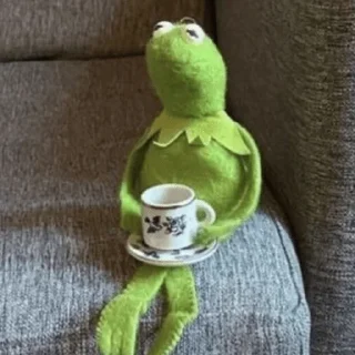 😀 emoji 💚🐸Kermit🐸💚 Telegram sticker 2 of 15