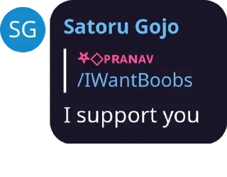 🎭 emoji Satoru's Pack (@chizuru_mizuhara_robot) Telegram sticker 7 of 37