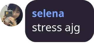 Sticker from selena @iverappers