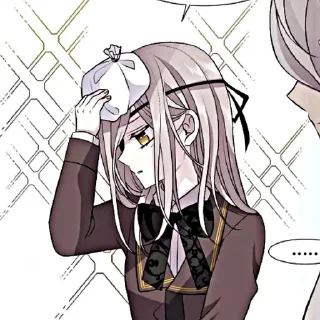 ⌛️ emoji ⌛️. charlotte , @StickerAnimePack Telegram sticker 9 of 100
