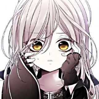 ⌛️ emoji ⌛️. charlotte , @StickerAnimePack Telegram sticker 17 of 100