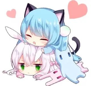 ⭐ emoji 贴贴~@NayutaMeow Telegram sticker 4 of 42