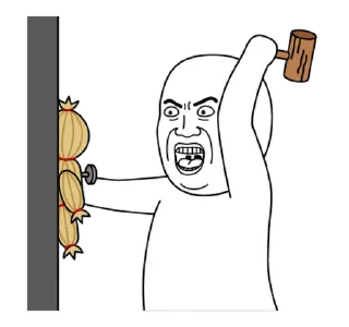 ⭐ emoji 雙下巴阿北 10@kal_pc Telegram sticker 22 of 24