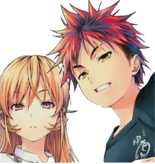 Sticker from Erina & Souma @animestickerchannel