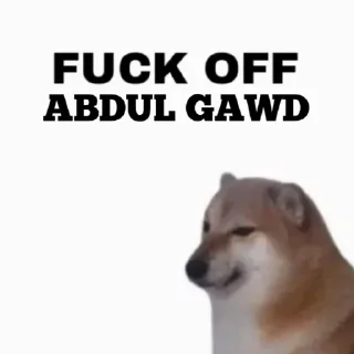 Sticker from Fuck off by @Thunder_king_xd