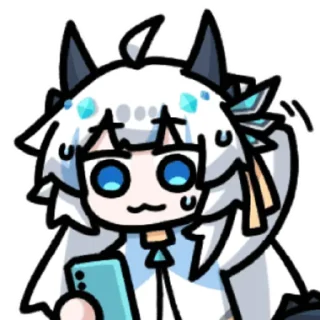 😮 emoji 小亦常用表情包 Telegram sticker 17 of 24