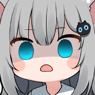 😨 emoji 小亦常用表情包 Telegram sticker 21 of 24