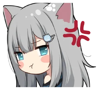 😠 emoji 小亦常用表情包 Telegram sticker 6 of 24