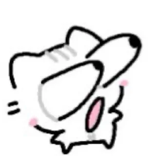 Sticker from cat memes @yoijungwon